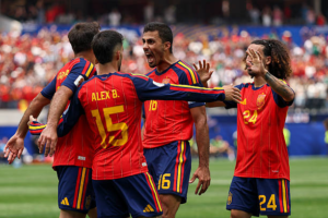 España avanza a Octavos de final, aplastando a Austria