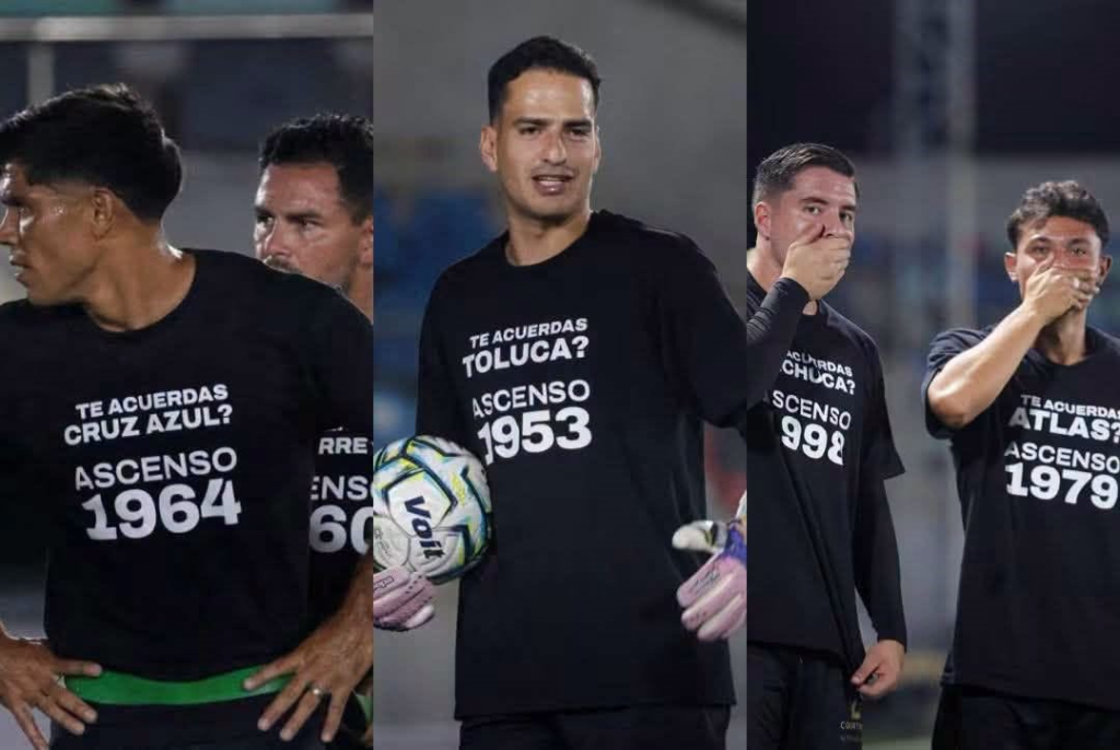 Jugadores liga de expansión playeras de protesta