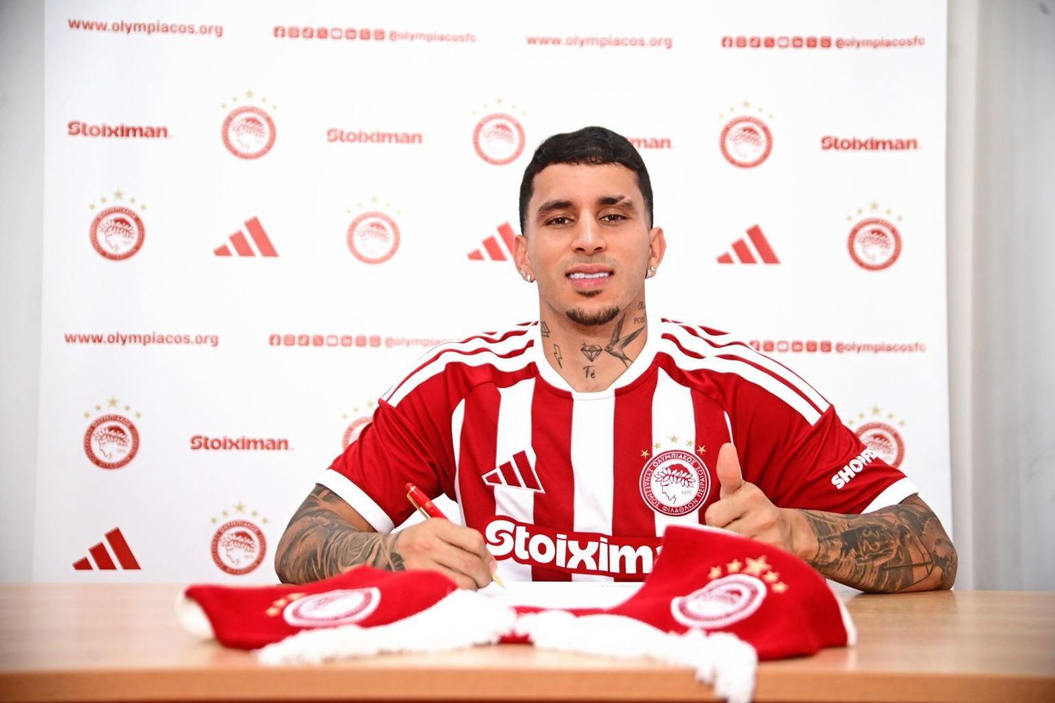 Gustavo Puerta es nuevo jugador del Olympiacos