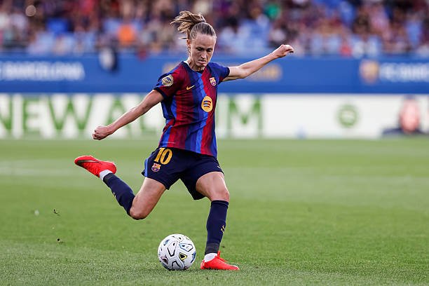 Caroline Graham of FC Barcelona in action during the Spanish Women league, Liga F, football match played between FC Barcelona and Atletico de Madrid...